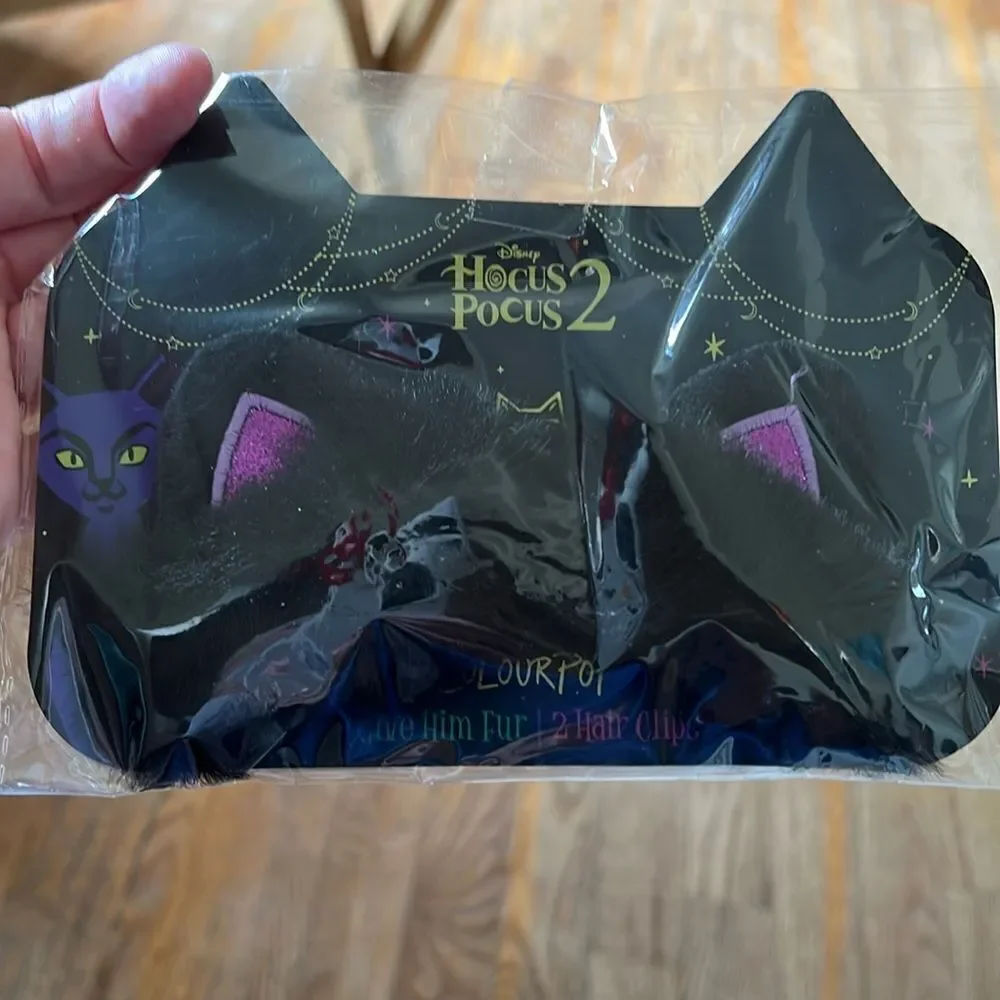 Colourpop Hocus Pocus 2 Black Cat Ear Hair Clips